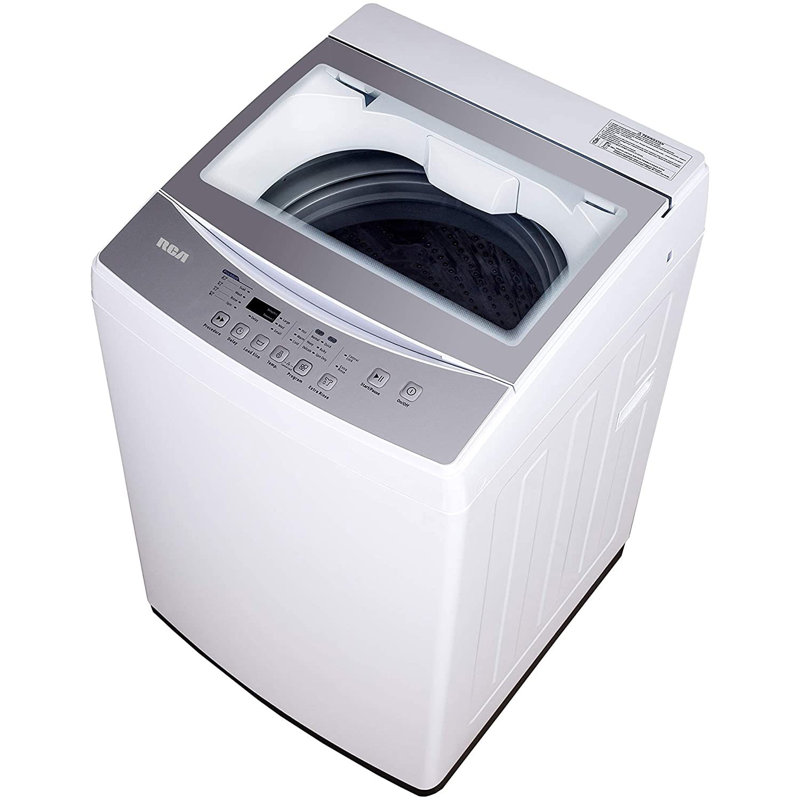 2 pieds cubes Laveuse portative blanche