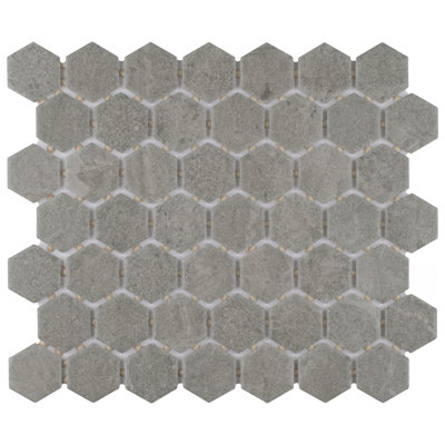 Liverpool Series Hex 10 " x 11-3/8 " Ceramic Mosaic Floor and Wall Tile