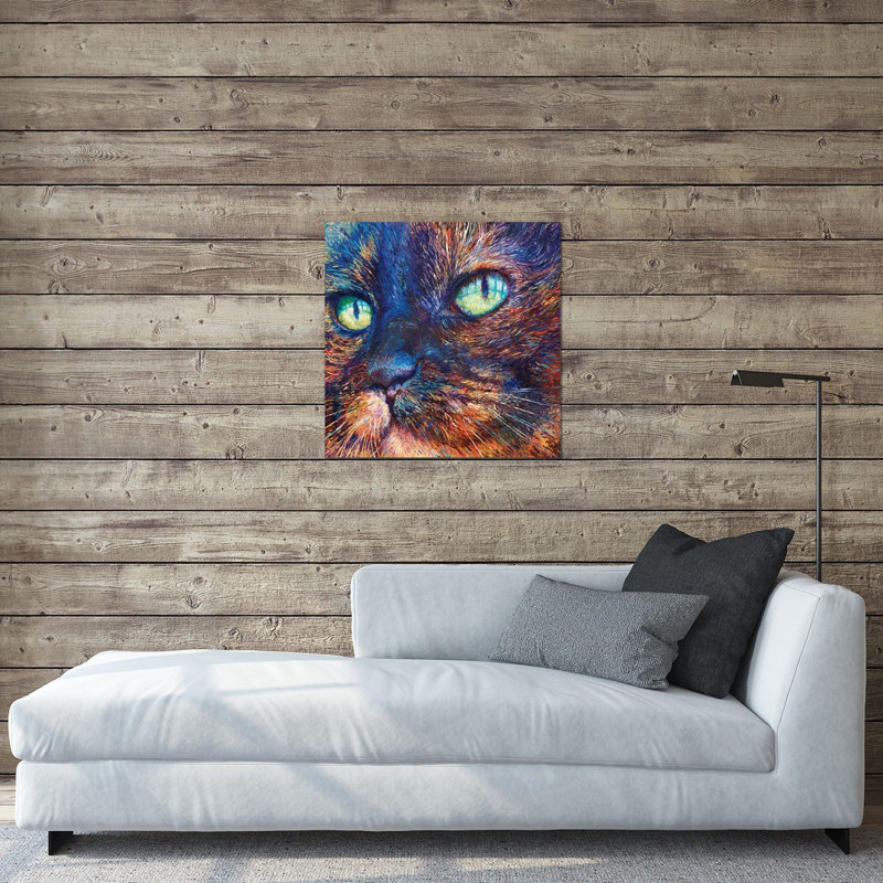 " Foxy " by Iris Scott Print, 24" H x 24" W x 0.25" D