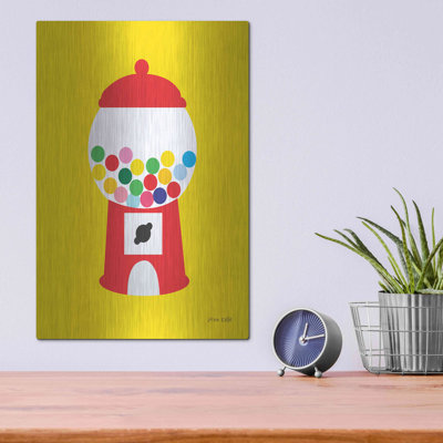Gumball Machine by Ann Kelle - Unframed Painting on Metal