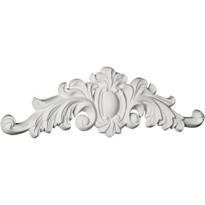 Cole 4.38'' H x 16.13'' W x 0.75'' D Urethane Onlay Scroll