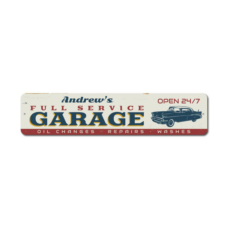 Panneau de garage en aluminium, H 4 po x l 18 po x P 0,04 po