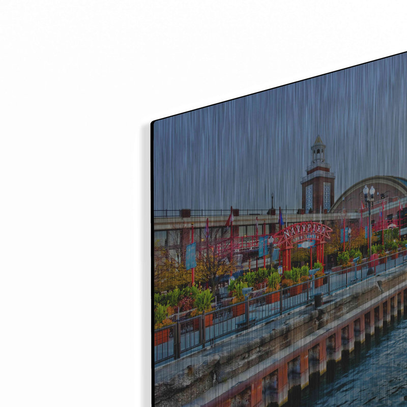 «Sunrise At The Pier» par Larry Malvin, H 12 po x l 16 po