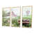 Toile naturelle avec cadre flottant