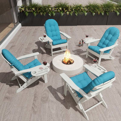 Outdoor/Indoor 5“ Dining Chair Seat Back Cushion by Rosecliff Heights