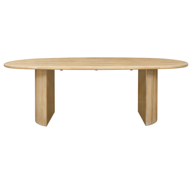 Kebba 92.5" Oval Dining Table, Natural