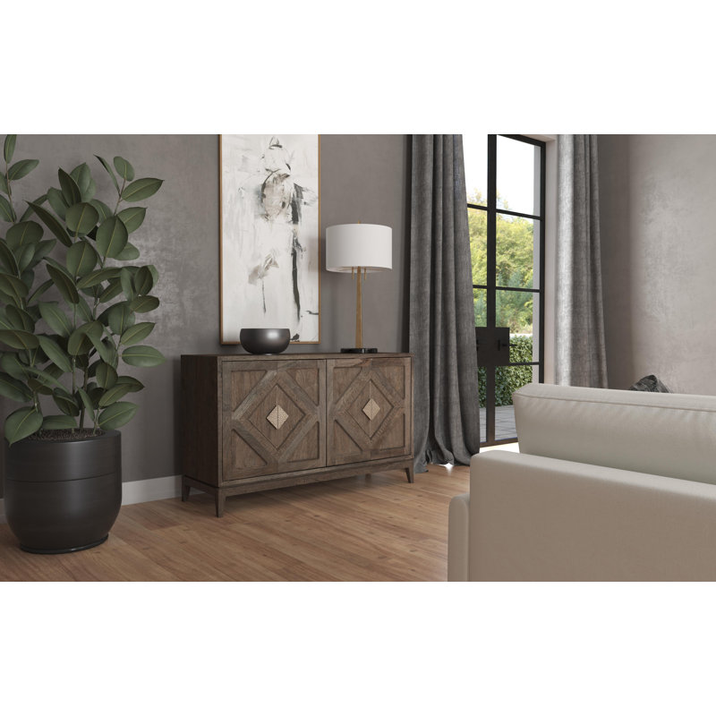 Chiseling 56'' W Solid Wood Sideboard