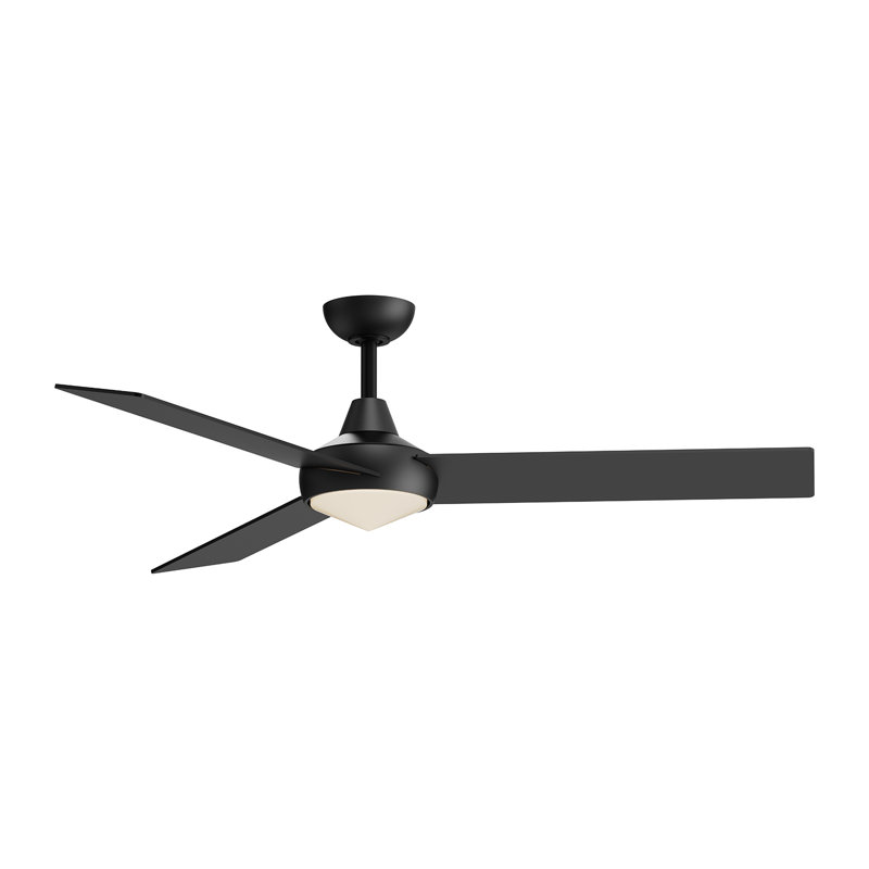 Ventilateur de plafond DEL standard à 3 pales de 56 po Owens avec télécommande et ensemble d'éclairage inclus