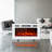 Ultra-thin Electric Fireplace Low Noise, Touch Screen & Remote Control, With Crystal & Log Set-655683941-655683942