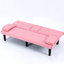 Lit rose de 67 pouces avec porte-gobelet et tissu pour utilisation durable 67, 2