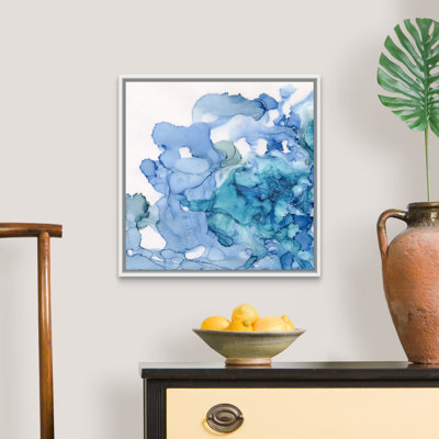 Reproduction d’art sur toile, "Ocean influençant bleu" par Tara Reed