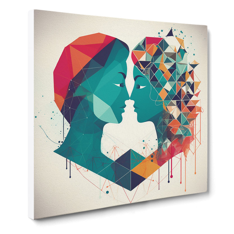 Modern Wall Art - Wrapped Canvas, 35cm H x 35cm W x 3cm D