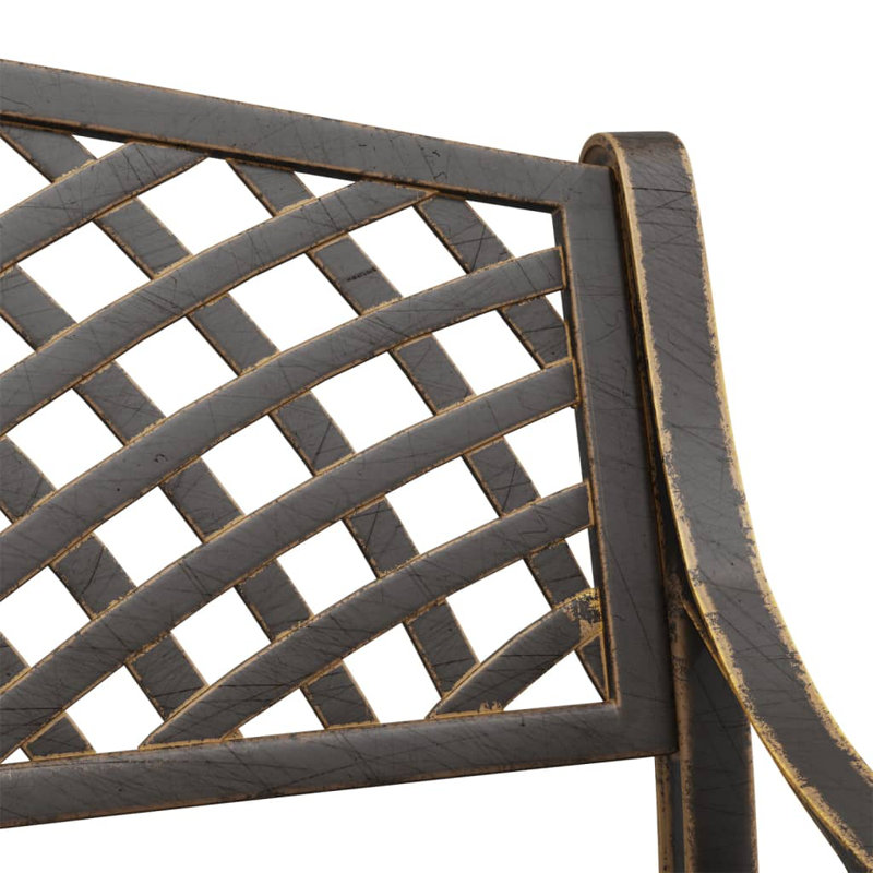 Abiah Outdoor Bench, Bronze