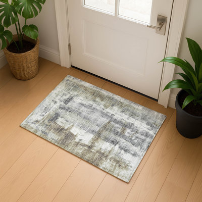 Premium Machine Washable Mouton Abstract Rug