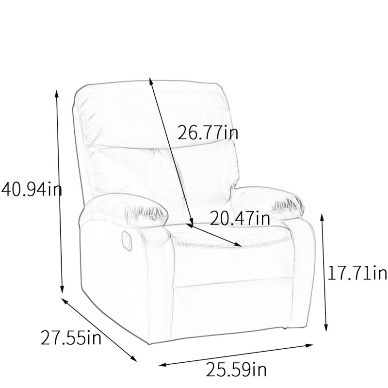 Fauteuil inclinable pivotant en similicuir Koumarianos, Ivoire
