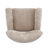 Alonzo Upholstered Club Chair with Round Wooden Legs-114272416