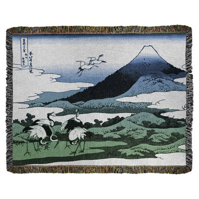 Jeté en coton pour grues japonaises lourdes