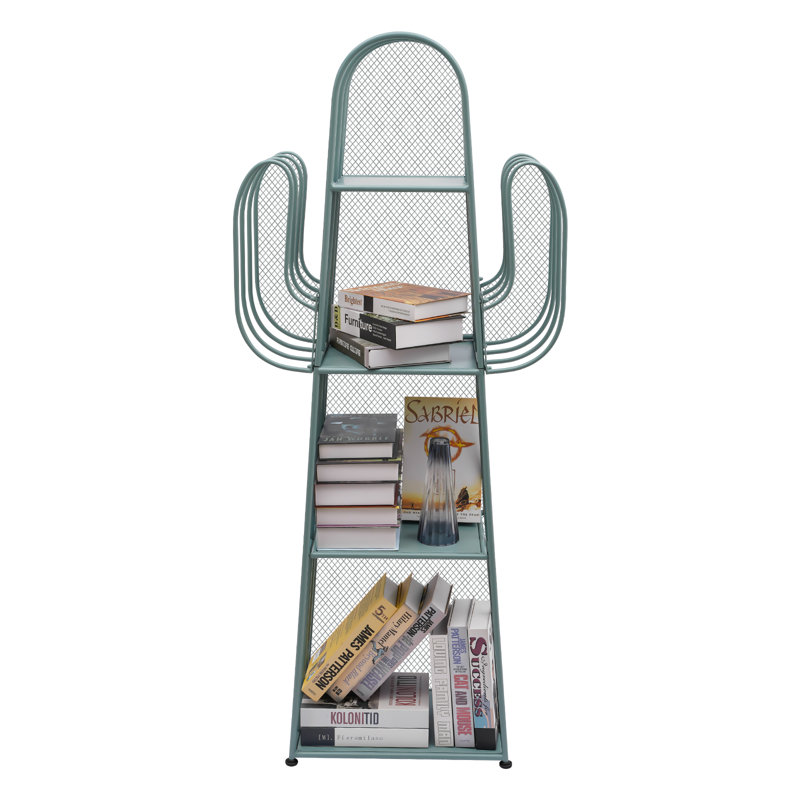 Sukanya 16.6" W 4-Tier Metal Bookshelf Storage Unit