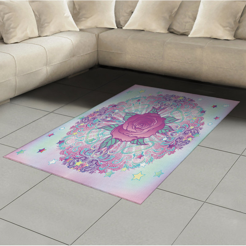 Tapis décoratif Indie High Density, Rectangle— 4 pi x 5 pi 8 po