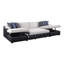 Canapé modulaire 3 pièces rembourré