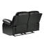 Causeuse inclinable double traditionnelle de 62,5 po Pablo-20244841