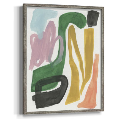«Colorful Serpentine II», reproduction encadrée - bois massif
