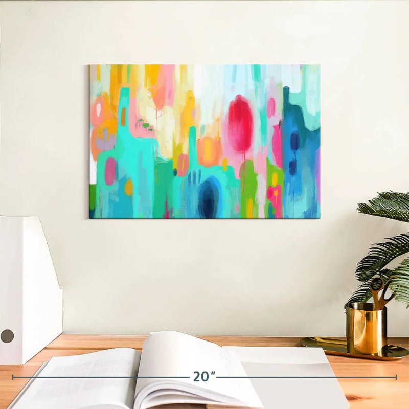 Avery Abstract Spring City, 8" H x 12" W