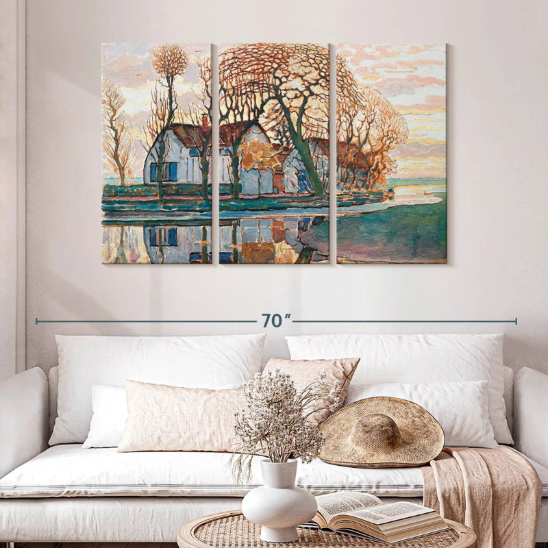 Lilie Farm Near Duivendrecht, 32" H x 50" W