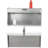 Aluminum Work Station Storage Cabinet With Flip-Out Work Tray And Paper Towel Rack Organizer For Garage, Shop, And Enclosed Trailers