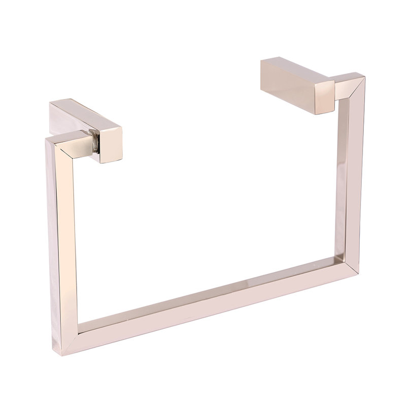 Flash Wall Mount Towel Ring, Polished Nickel