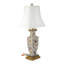 Twine Garden Hand Painted Porcelain Table Lamp with Gold Wood Base