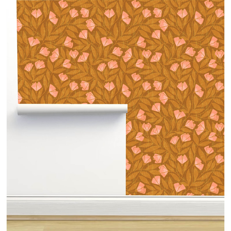 Rouleau de papier peint texturé L 12 pi x l 2 po Amy Mac Ready Designs, Or