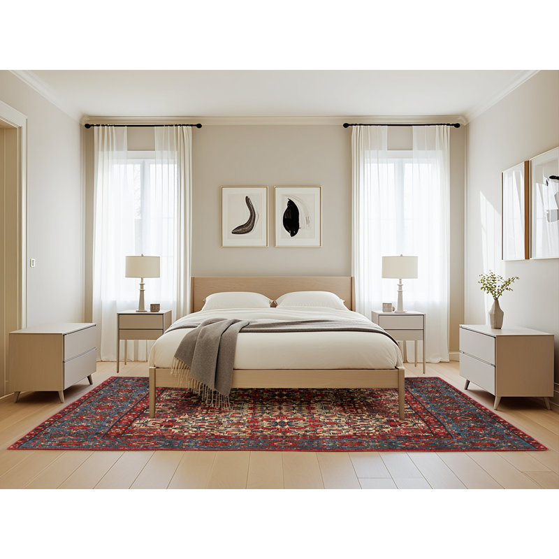 Oriental Indoor Rug, Rectangle 5' x 8'