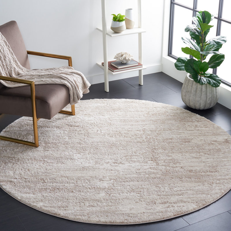 Century 300 Performance Abstract Rug, Round 6'7"