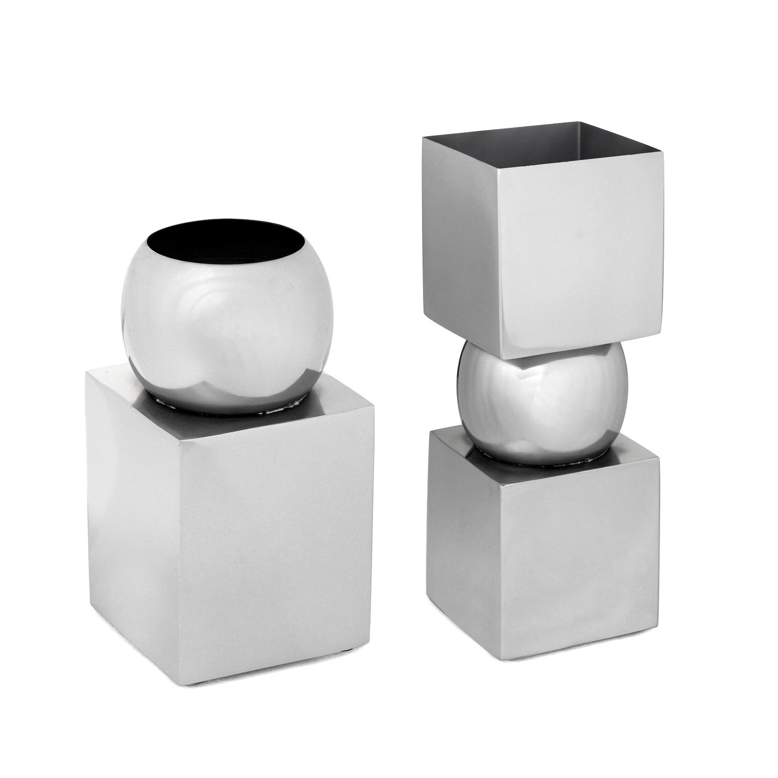 Iron Vase Small, White