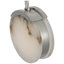 Kelly Wearstler Melange 7" Pendant in Antique-Burnished Brass with Alabaster-1072302562