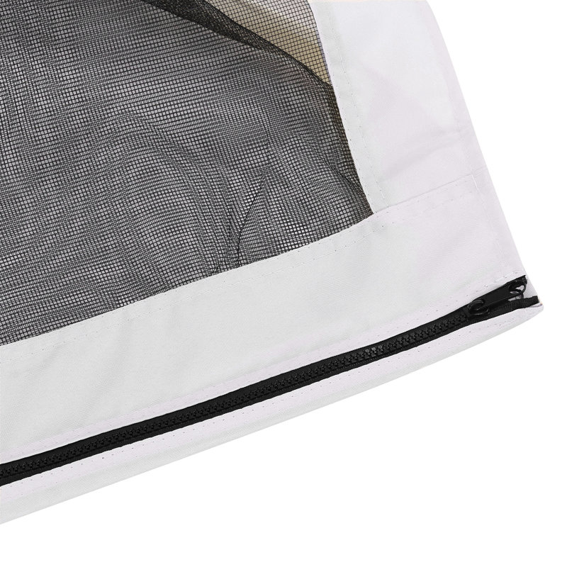 Outsunny Replacement Mesh Sidewall Netting For Patio Gazebos And Canopy Tents With Zippers (Sidewall Only)