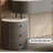 Premium Sintered Stone Tabletop Desk with Storage Cabinet