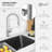 Modern Faucet Stylish Napoli One-Handle Stainless Steel Pull Down Kitchen Faucet-61536832