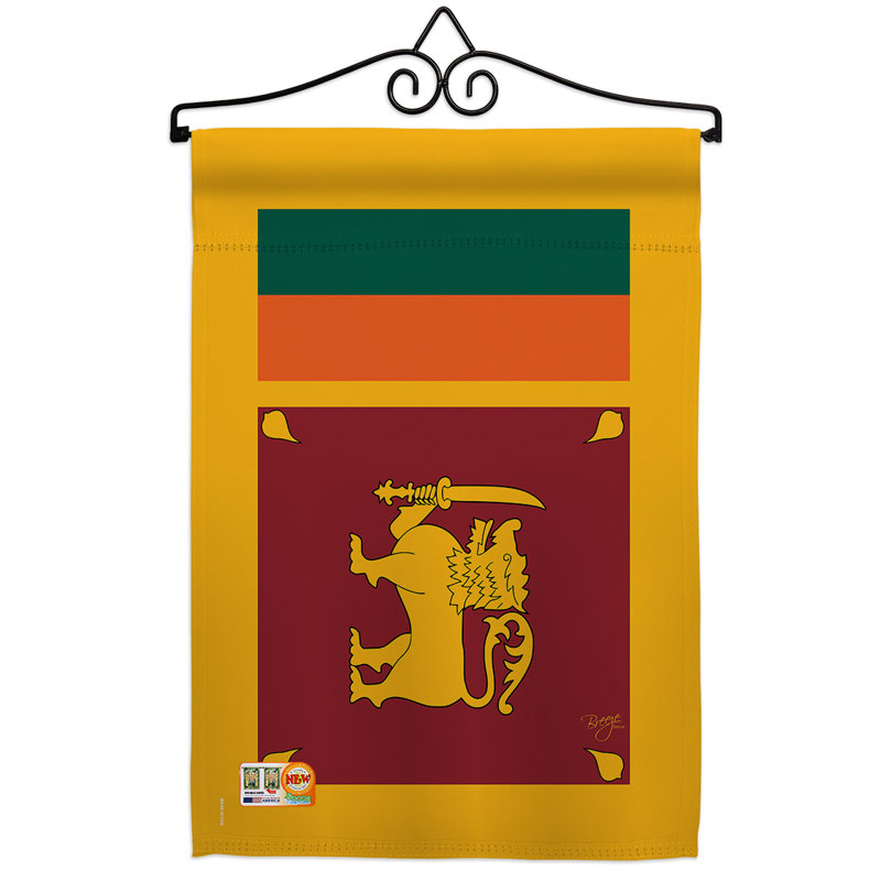 Double Sided 18.5 in. H x 13 in. W Polyester Garden flag