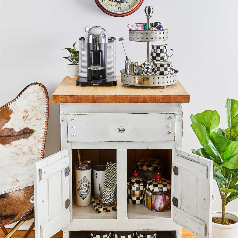 Courtly Check® Kitchen Canister, 7" H x 6.5" W x 6.5" D