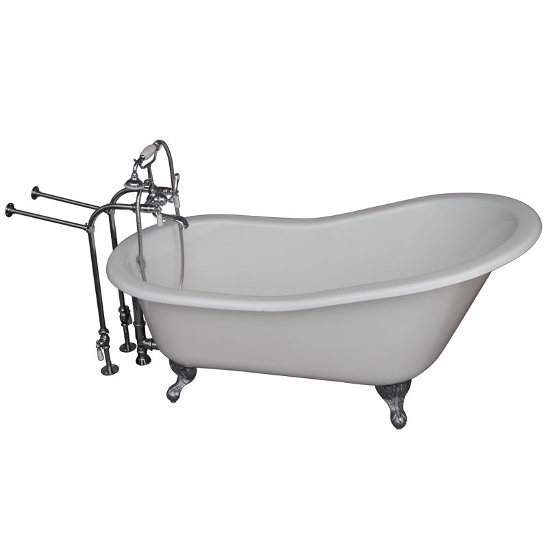 Baignoire de trempage sur pattes en fonte 67 po. X 29 po. Icare