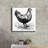 'Chicken Scratch' by Art Licensing Studio Canvas Wall Art-920487909