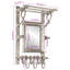 Aluminium Wall Mounted Coat Rack