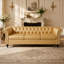 Canapé Chesterfield 3 places 84,65 po Aurelia-1814288482