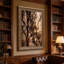Art mural blanc sur toile magnolia blanc-133487620