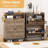 Shoe Cabinet With 2 Flip Drawers-728841931