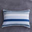  Housse de coussin rayée en microfibre