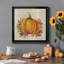 «Pumpkin in Fall», peinture sur toile encadrée-732480600-732480603