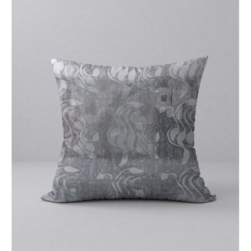 Abstract Reversible Throw Pillow, 20" x 20"